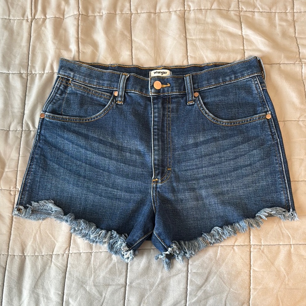 Wrangler Blue Jean/Denim Cutoff Shorts